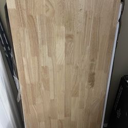 New Flexispot 55X24 Rubberwood Desktop