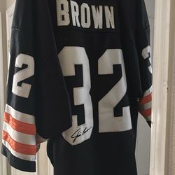 Signed Jim Brown Jersey