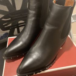 Leather Bootie Black US 5.5