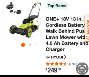 Lawn Mover 18v Bateria Y Cargador !