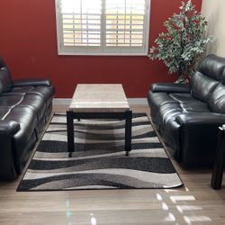 Sofa Set Power Recliner With Coffee Table And 2 End Tables 