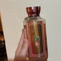 Pink Pineapple Sunrise Bath And Body Works Set 