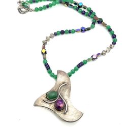 Whimsical Designer Sterling Necklace