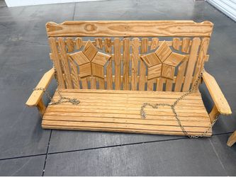 Swing patio + chair