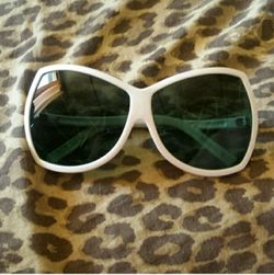 Von zipper white sunglasses