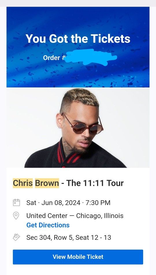 Chris Brown 11 11 Tour Tickets 