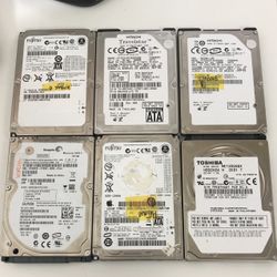 6 2.5” SATA HDD 120GB $15ea