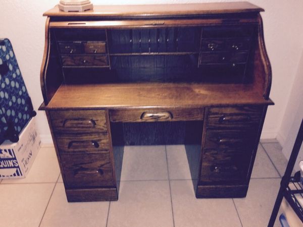 Bradford Oak Roll Top Desk For Sale In Largo Fl Offerup
