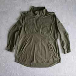 NWOT! DULUTH TRADING CO Women's Sportswear Anorak Lightweight Shacket (XL) Green