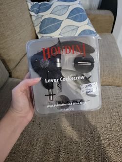 Houdini Corkscrew, Wine Bottle Opener, Easy Open Bottles