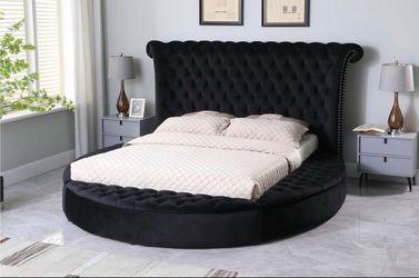 Princess Black Round Bed Frame