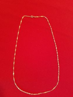 16" .925 Sterling Siver Necklace