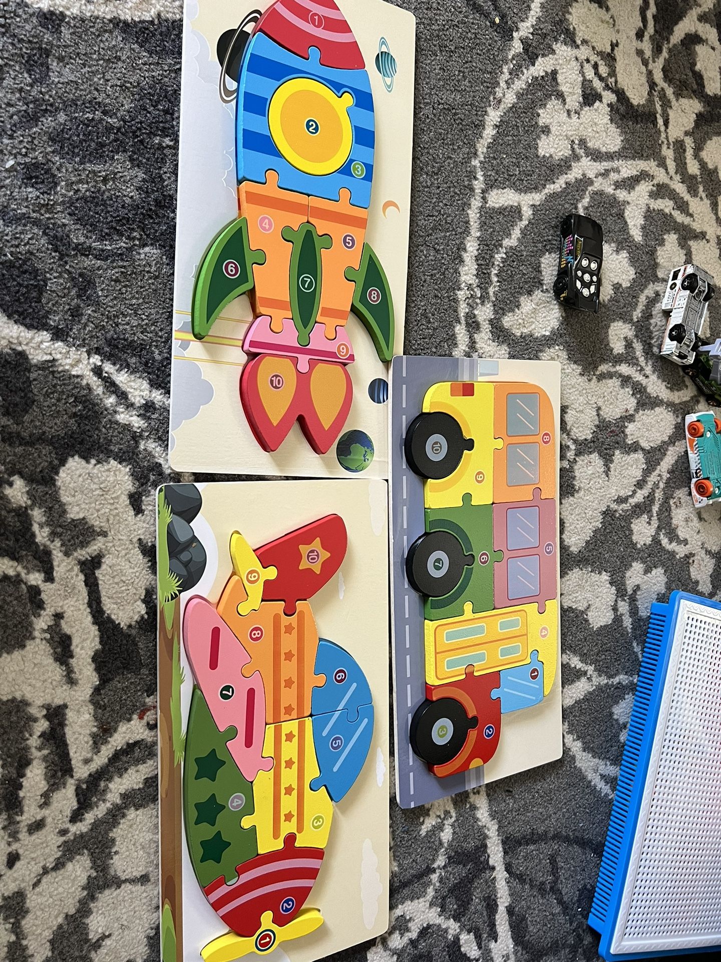 3 Set Of Puzzles For Kids 
