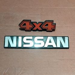 Nissan 720 Emblems Badges 