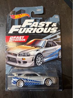Hot Wheels Fast & Furious Nissan Skyline GT-R (R34) – 2 Fast 2 Furious