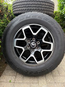 5x 2025 Ford Bronco Outer Banks 18" Wheels & Tires w/ TPMS - Clean!