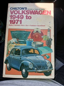 Volkswagen repair manual years 1949 to 71