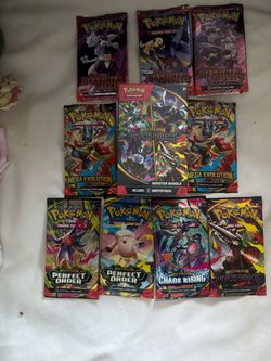 Destined rivals/pitch black/mega evo/chaos rising/perfect order