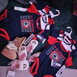 La Clippers NBA New Born And Shoes $70 All