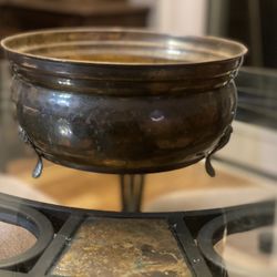 Vintage Brass Planter