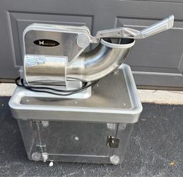 Commercial Ice Crusher Shaver Machine 660lbs/hr Electric Double Blade Snow Cone Maker like NEW