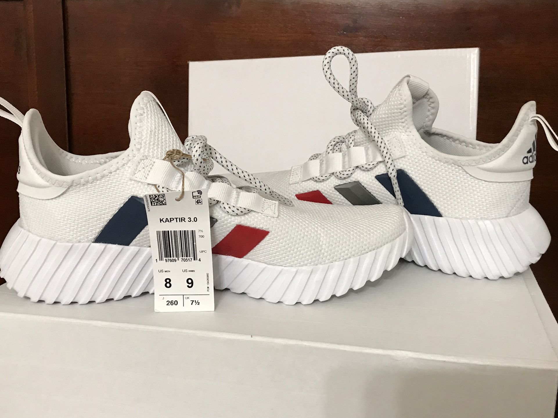 Adidas Unisex Kaptir 3.0 White Sneakers