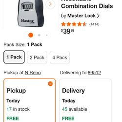 Master Lock Portable 