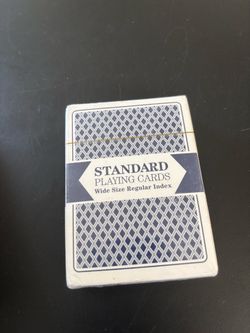 Brybelly Single Blue Deck, Standard Playing Cards (Wide Size, Regular Index)