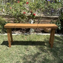 Modern Wood Console Table