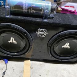Jl Subs With Jl Amp, Box And Capacitor 