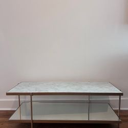 West Elm Marble Coffee Table