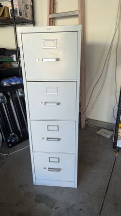 HON 4 Drawer Vertical File Cabinet Metal Steel