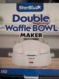 Waffle bowl maker NEVER USED