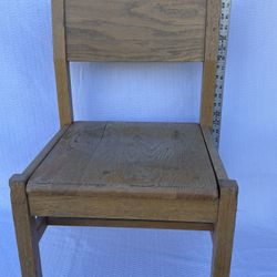 Wooden School Chair