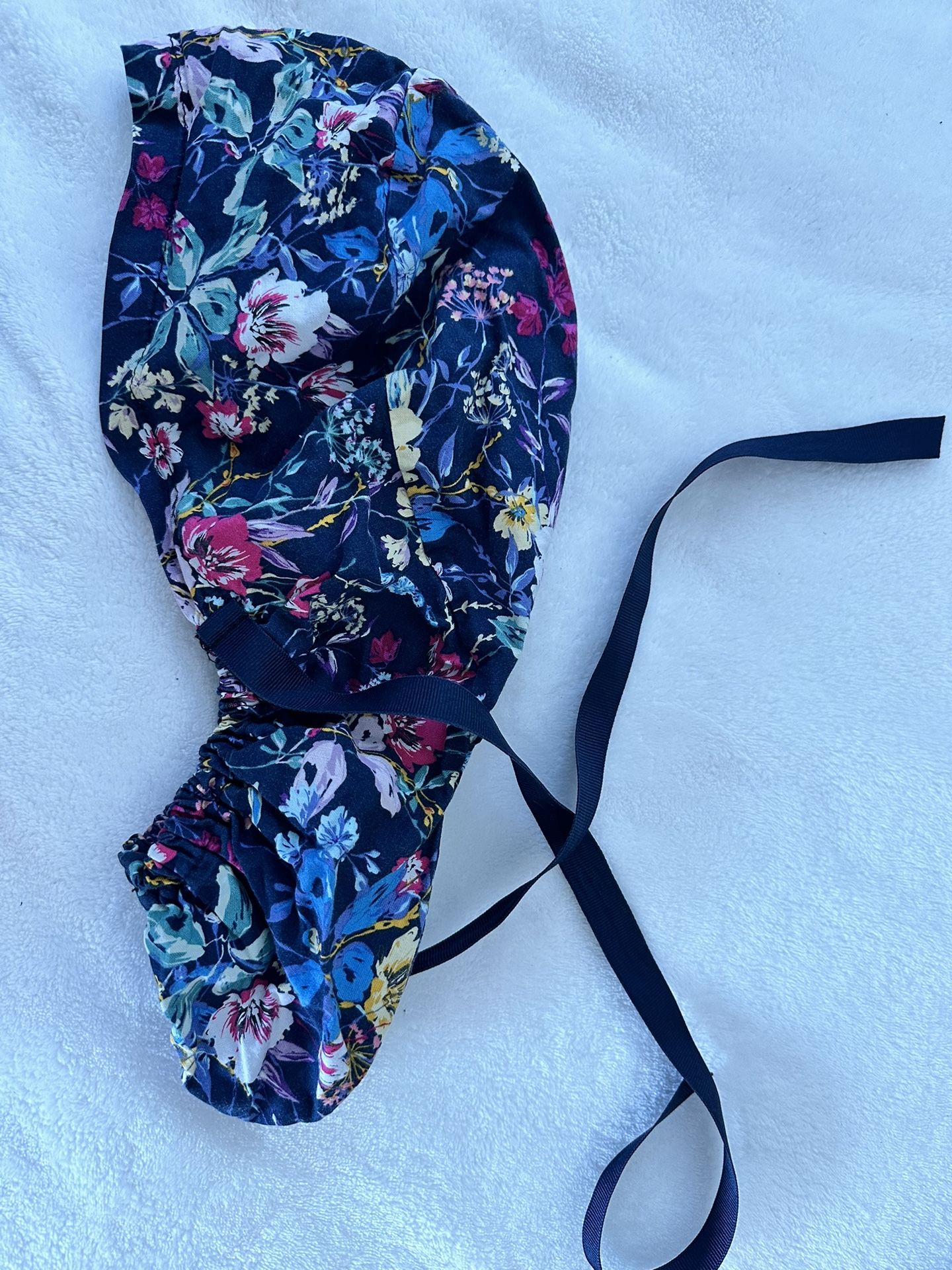 Floral Scrub Cap