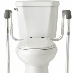 Foldable Toilet Seat Safety Rail