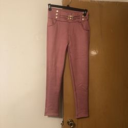 Size 8 New Pink Pants 👖 95% Polyester 
