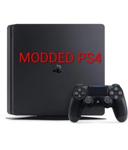 PLAYSTATION 4 MOD with 150 PS4 GAMES + 7500 RETRO GAMES