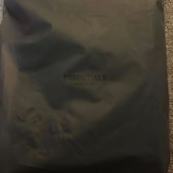 Black essential hoodie size medium