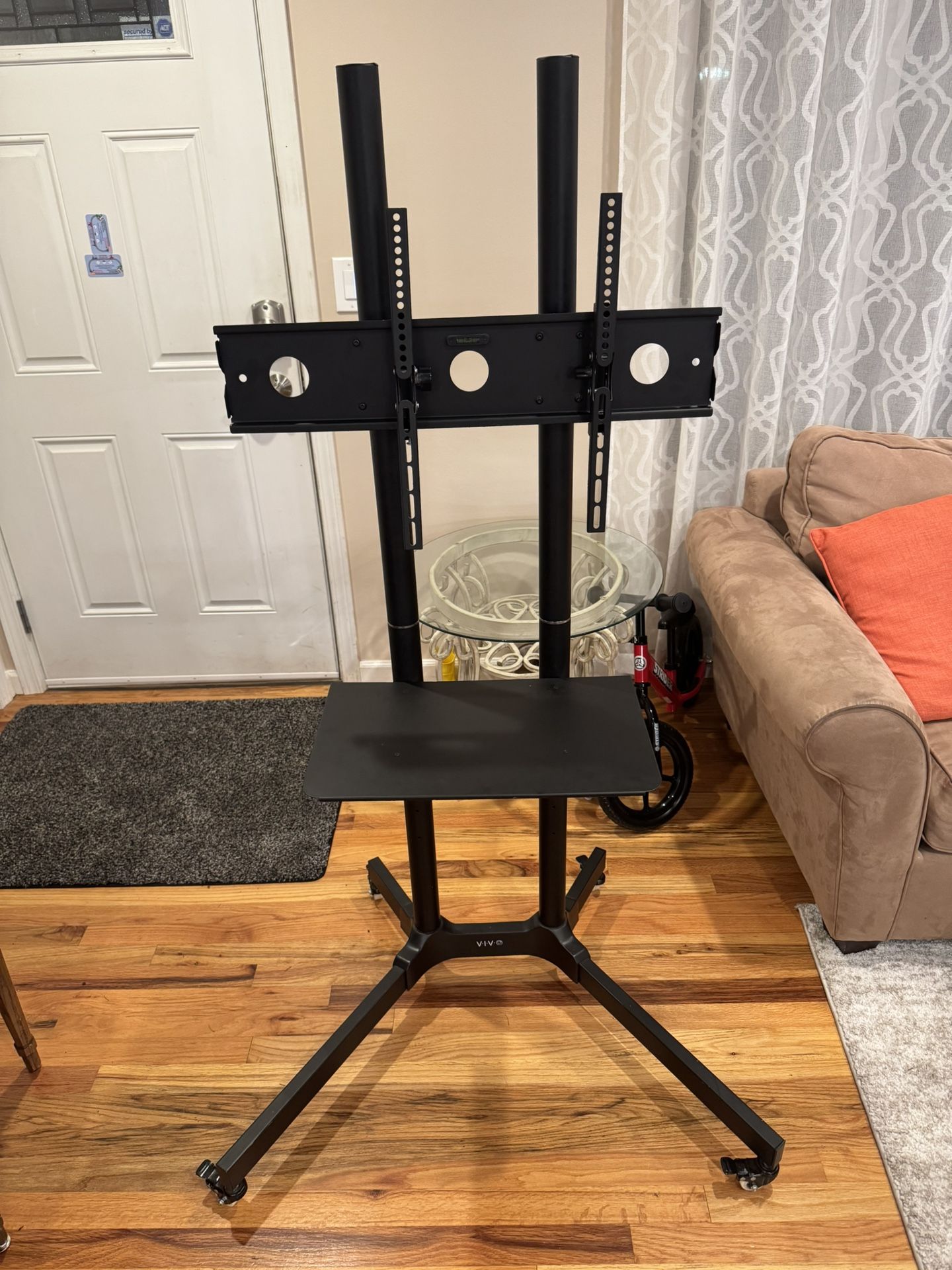 Mobile TV Cart With Shelf - PENDING 