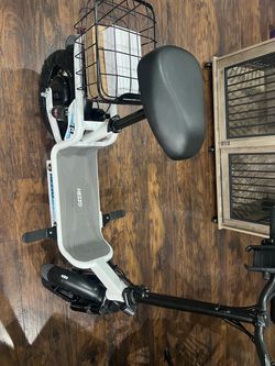 HEZZO T3 Urban Mobility Bike with Basket, 500W Brushless Motor, 48V Battery, Dual Suspension, Lightweight Frame, 14" Tires