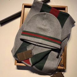 Gucci Hate And Scarf  Sets 