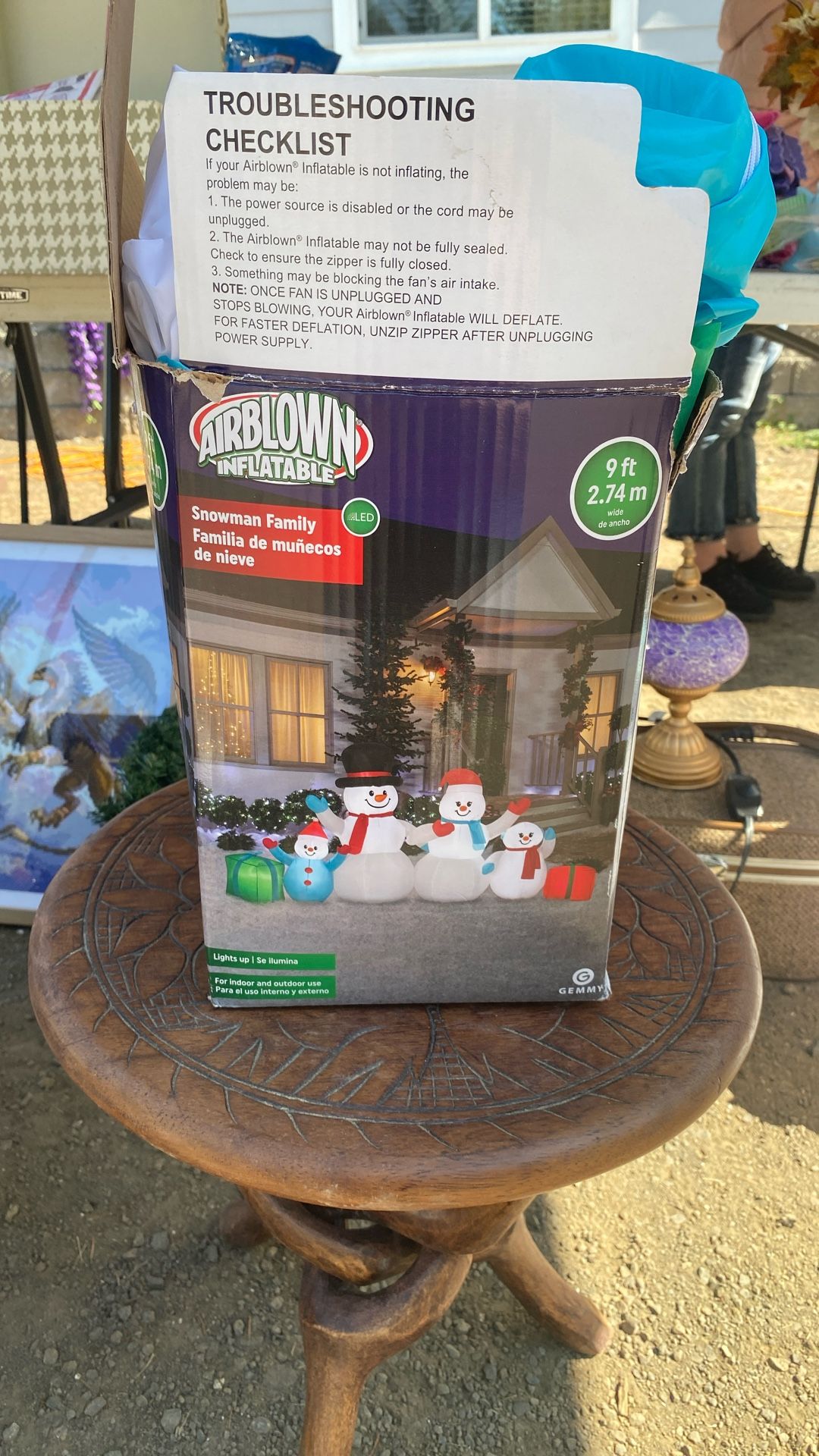 Inflatable Christmas Snowmen 