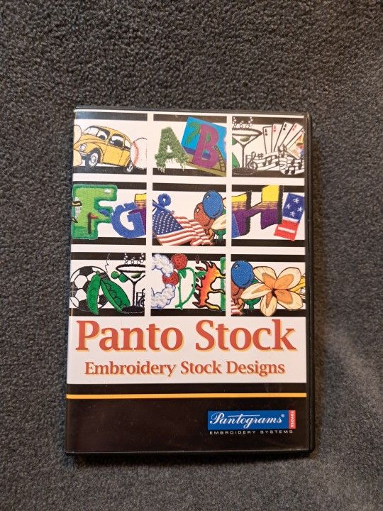Pantograms Panto Stock Embroidery Stock Designs CD ~ Excellent Condition