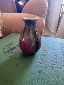 Vintage small glazed vase