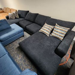 Double Chaise Sectional Various Colors 
