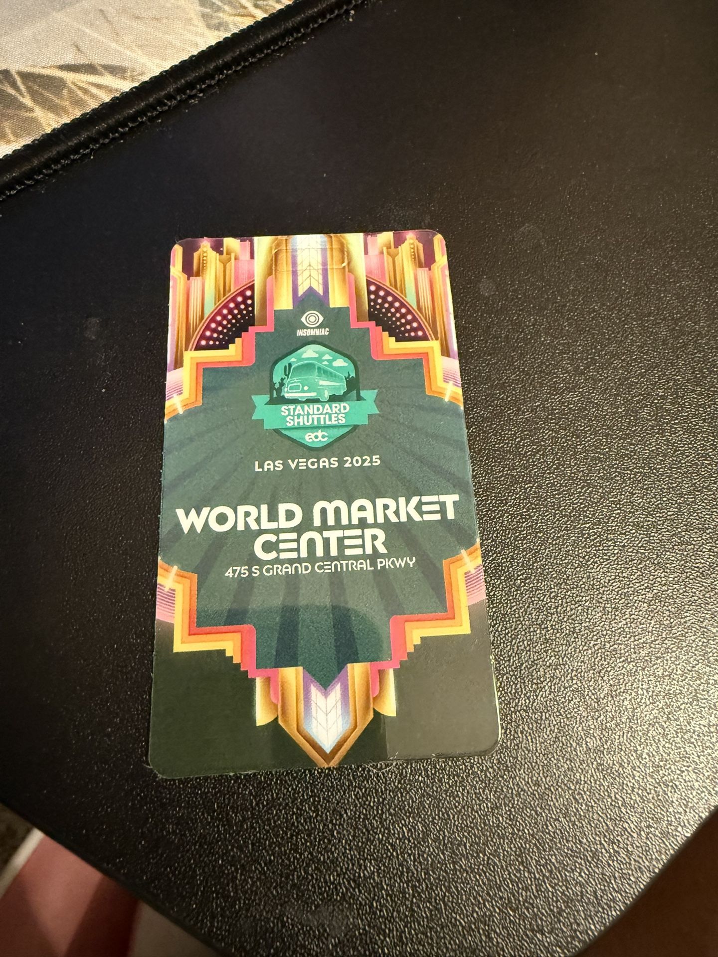 EDC Shuttle Pass World Market Center