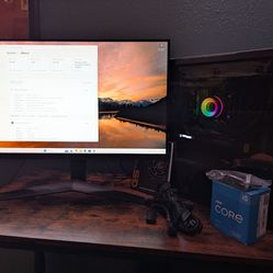Custom Built Gaming PC and FHD 144hz Monitor - GeForce RTX 3060 Ti - i5 11400F