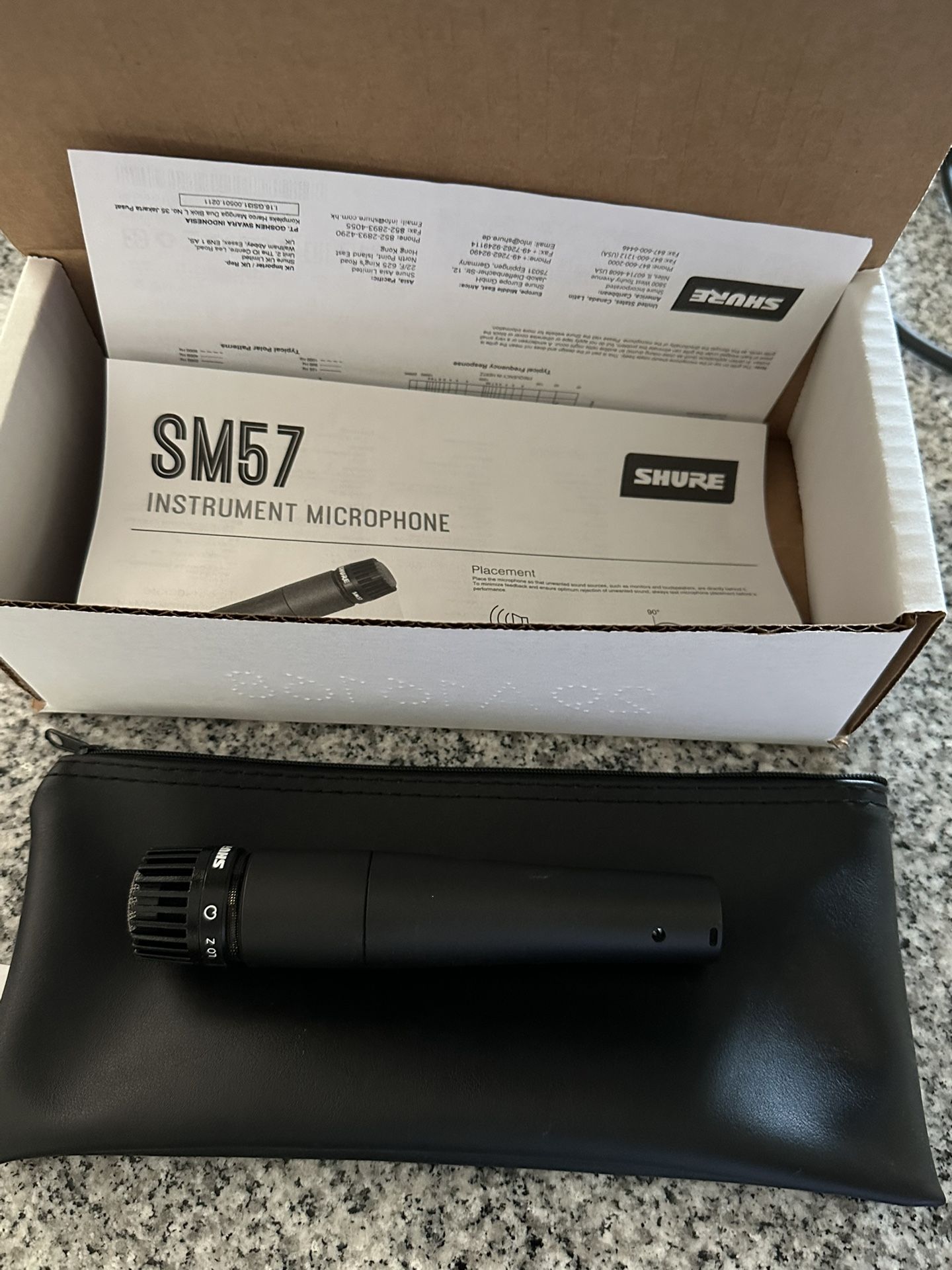 Shure SM57 Instrument microphone