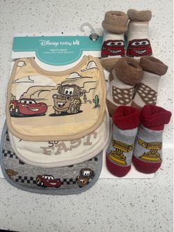Baby socks and bibs